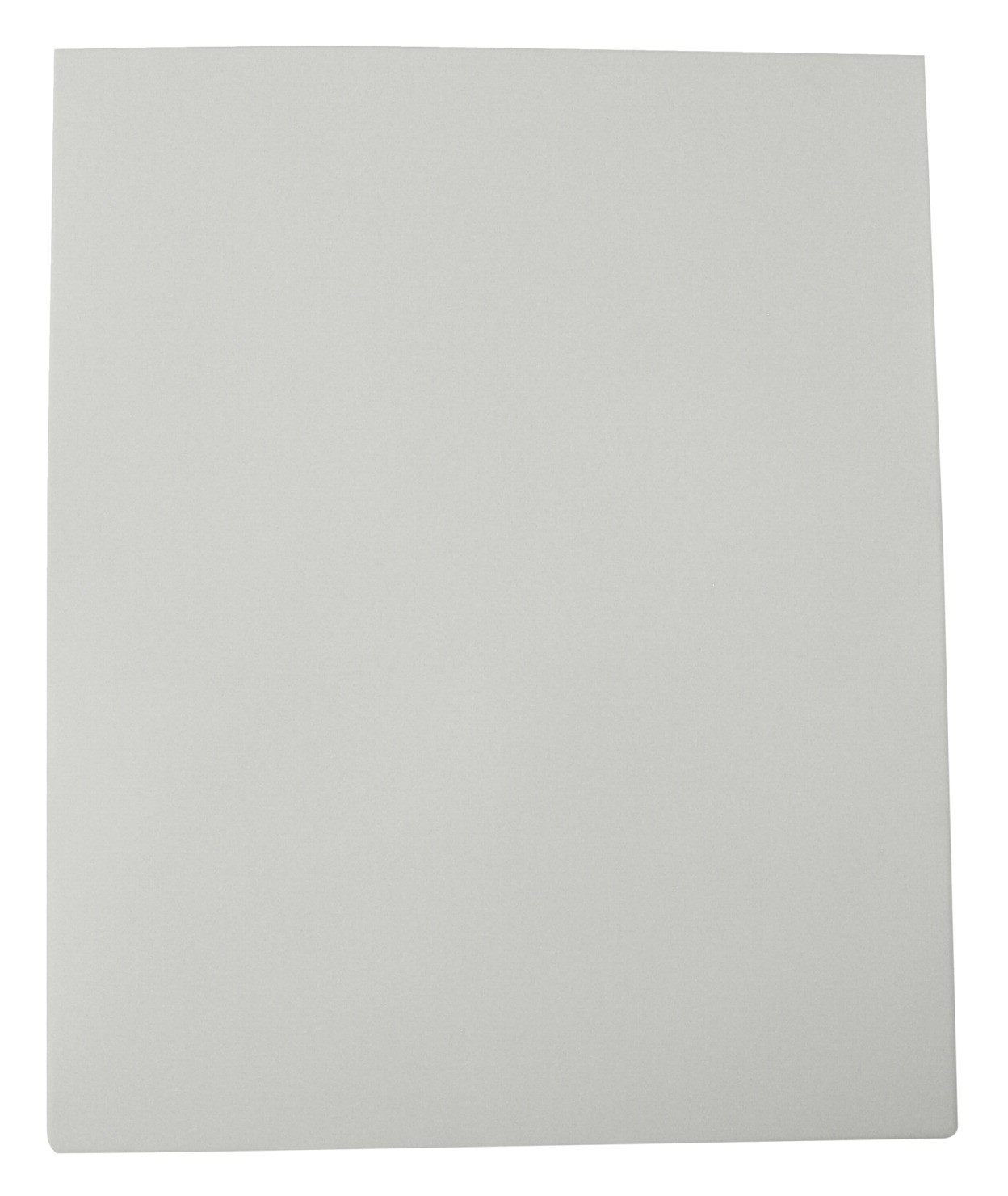 Heavy Duty 2 Pocket Folder with Fasteners, 8-1/2 X 11 - 25/Pkg - White