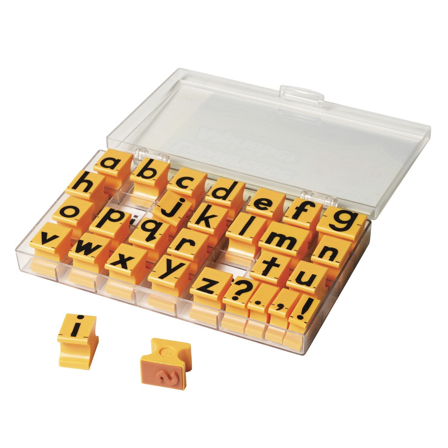 Rubber Stamps Alphabets-Lowercase - 3/4 In.