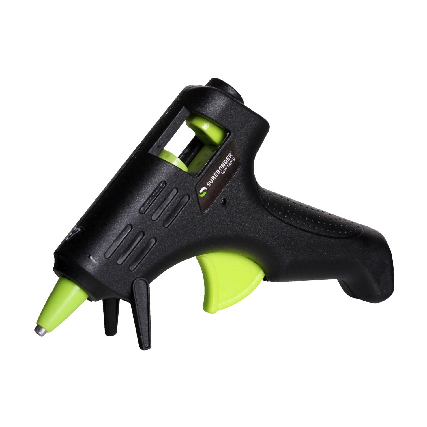 Low Temperature Glue Gun, Miniature Trigger-Fed, 10 W, 5/16 Glue Stick, Red