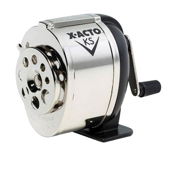 X-Acto by Boston KS Pencil Sharpener, Chrome Plated, Mounting Screws Included - EPI1031