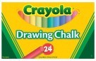 Crayola Drawing Chalk, Assorted Colors - 24/Set