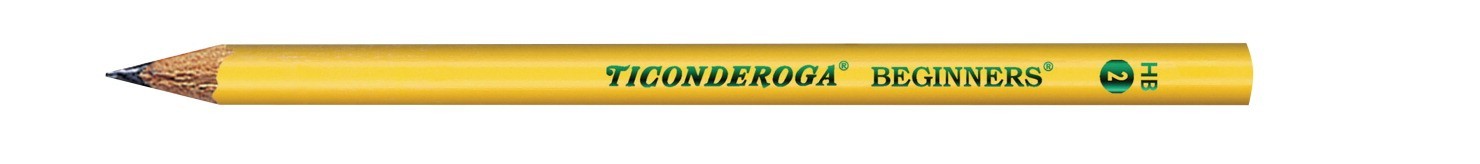 Ticonderoga Beginner's Pencil without Eraser - 12/Pkg - DIX13080