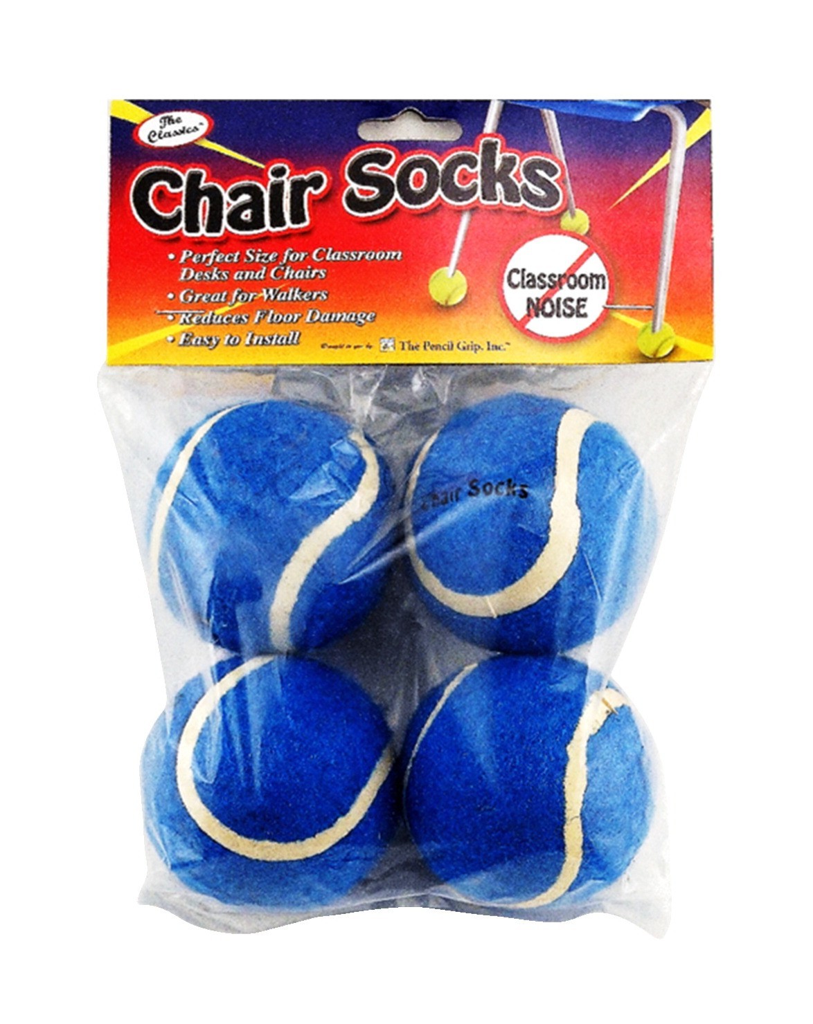 Chair Floor Sock Protectors - Tennis Ball - 144/Set