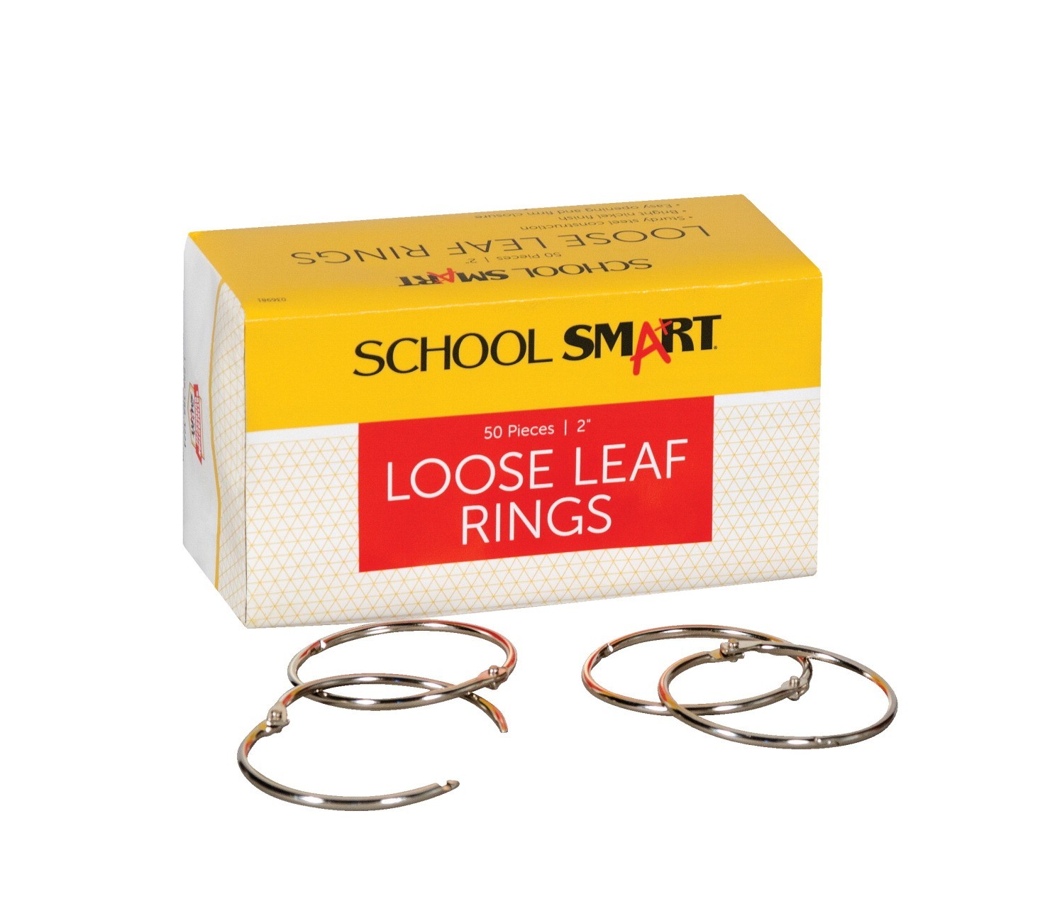 2" Loose Leaf Rings - 50/Pkg