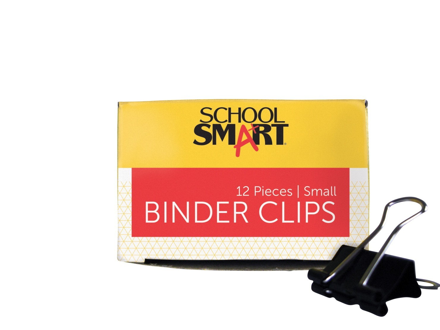 Binder Clip, 3/4" Small, 3/8" Capacity - 12/Pkg