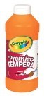 Crayola Premier Liquid Tempera Paint - Quart - Orange