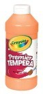 Crayola Premier Liquid Tempera Paint - Pint - Peach