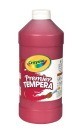 Crayola Premier Liquid Tempera Paint - Quart - Red