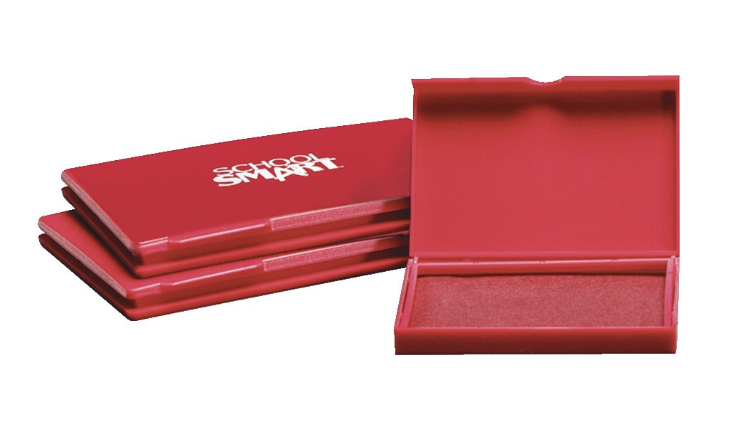 Pre Inked Stamp Pad - Size 1, Med - Red - 084909