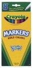 Crayola Washable Markers, Bold Colors, Fine Tip - 8/Set - CYO587836