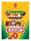 Crayola Multicultural Crayons, Standard Size - 8/Box - CYO52008W