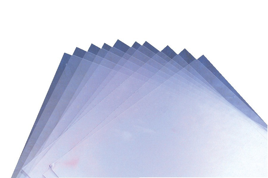 Plastic Light Weight Sheet for Monoprinting, 6 X 9 X 0.02 In, Transparent - 10/Pkg