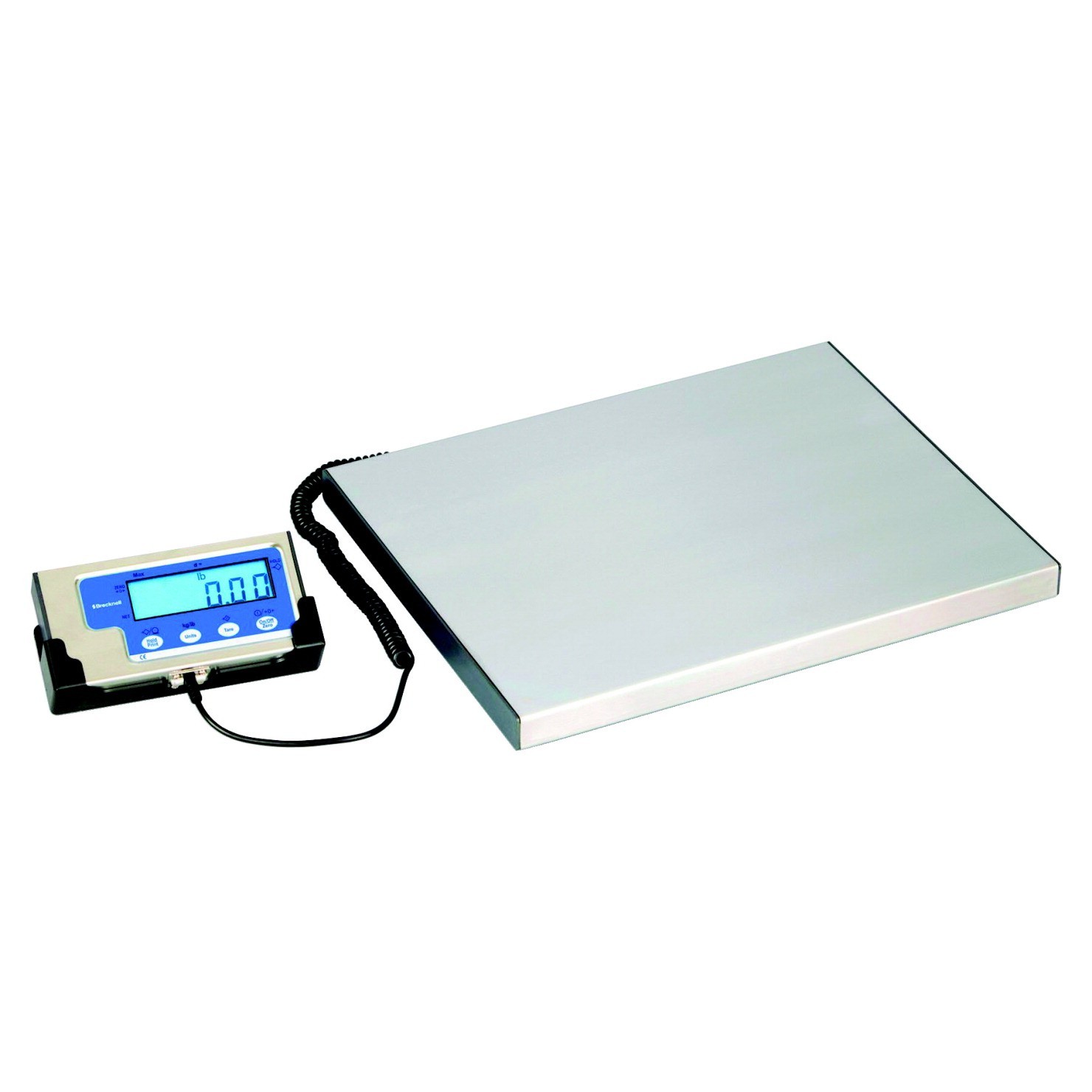 Portable Digital Shipping Scale, 400 Lb, White, 15 X 12 In.