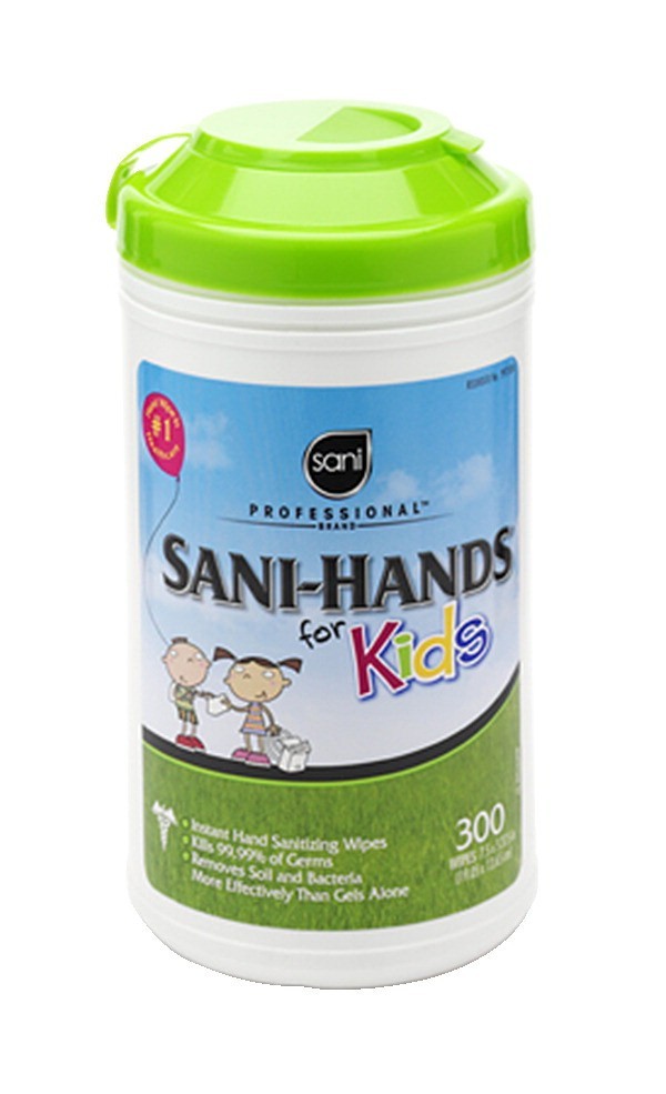 Sani-Hands for Kids - 300/Canister - 6/Case