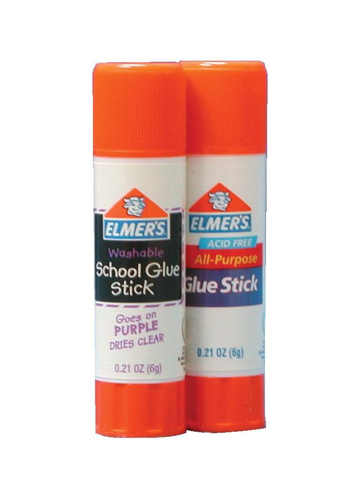 Elmer's Glue Stick, Clear, 0.77 Oz