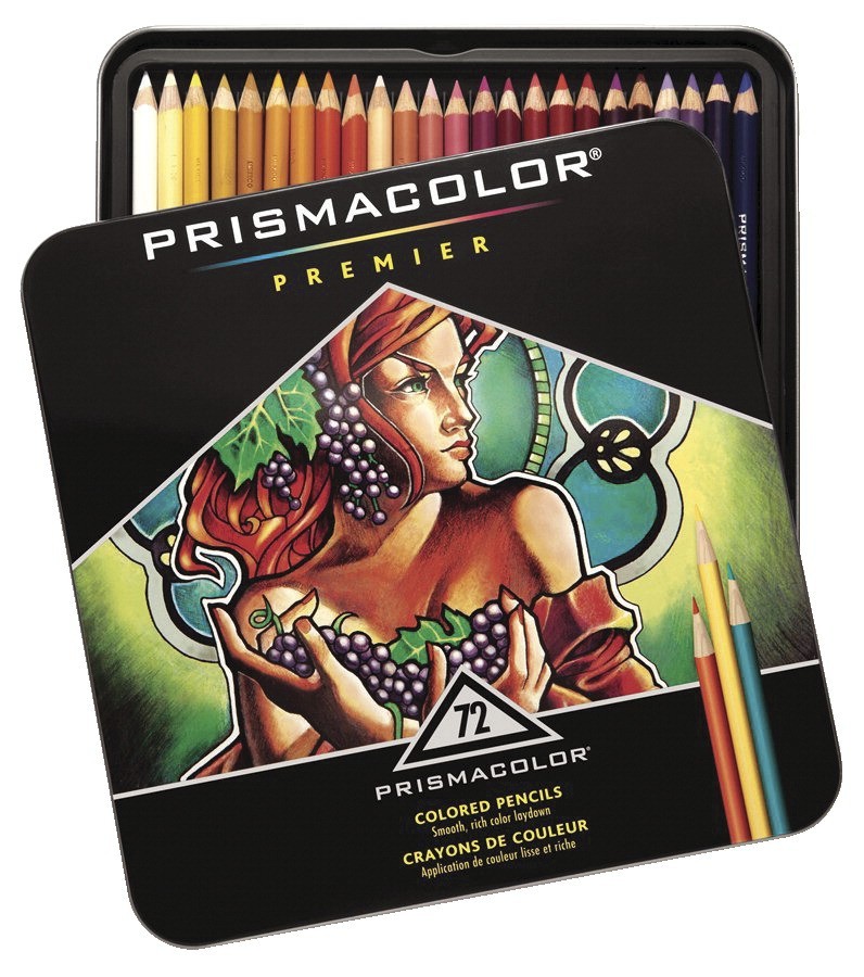 Prismacolor Premier Soft Core Colored Pencil - Full Size, Slow Wearing And Water Resistant - 72/Set - 22063-0729