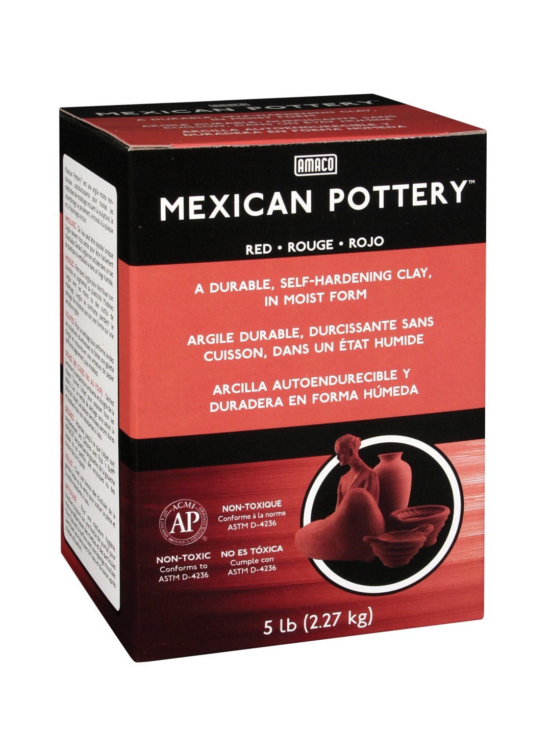 Amaco Mexican Pottery Clay - 5 Lb/Pkg