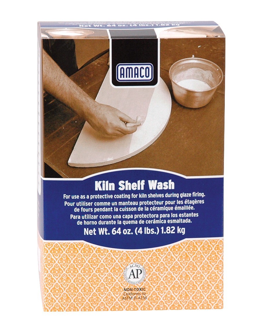 Amaco Kiln Shelf Wash, Dry Form - 4 lb Carton