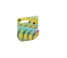 Removable Highlighter Note Tapes, 3 Line, 1/2 X 393 In.