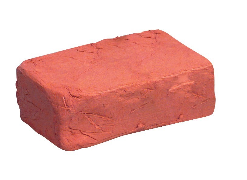 Air Dry Clay, Moist - 25 Lb/Pkg - Red