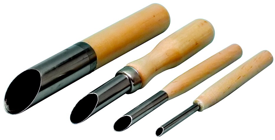 Clay Hole Cutters, Assorted Sizes - 4/Set