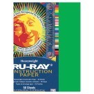 9 X 12 Tru-Ray Construction Paper - 50/Pkg - Festive Green