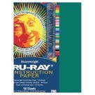 9 X 12 Tru-Ray Construction Paper - 50/Pkg - Dark Green