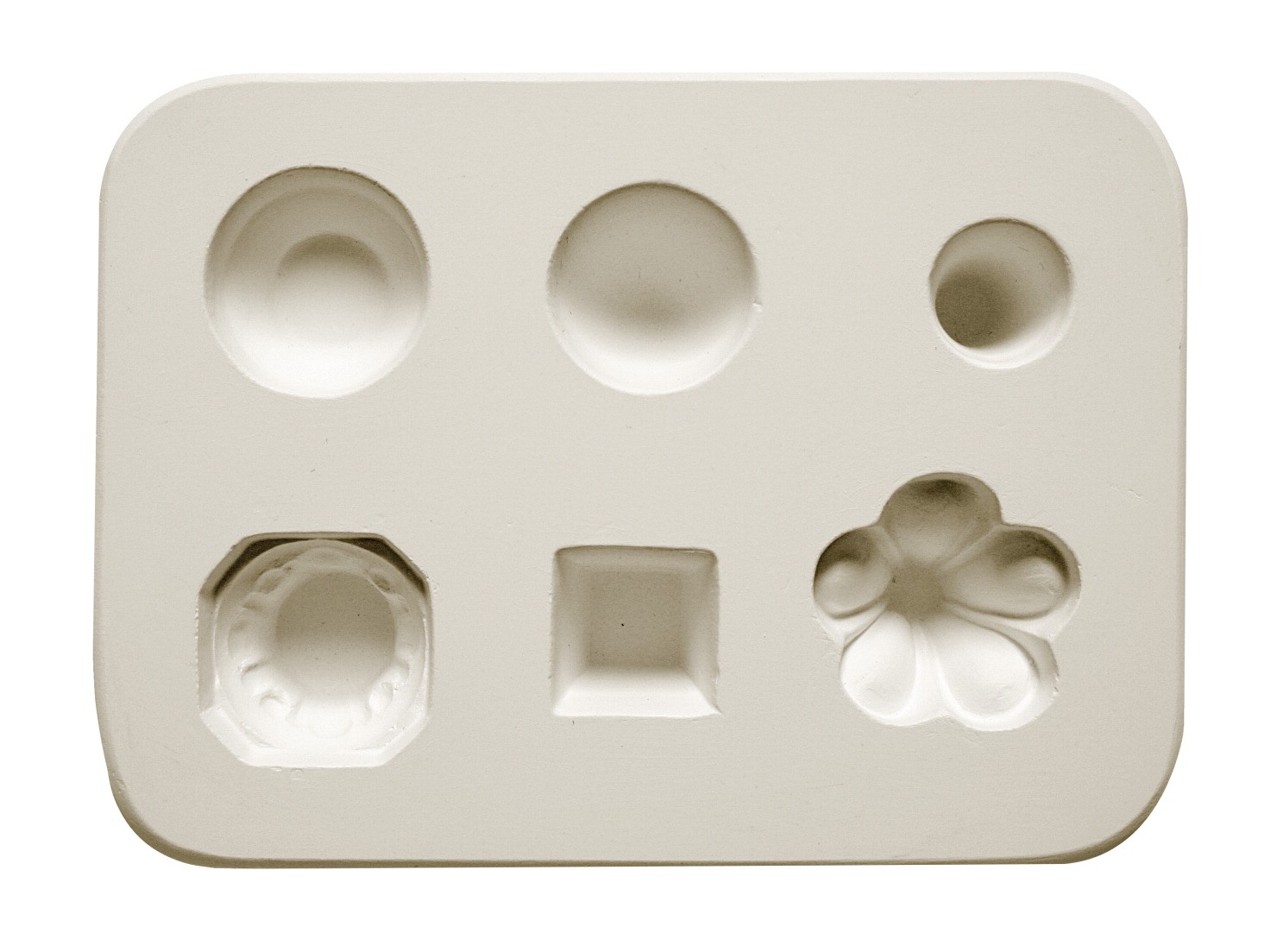 Amaco Decorative Sprig Molds - Foot Mold, 6 Designs