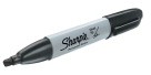 Sharpie Permanent Marker, Chisel Tip - Black - 12/Pkg