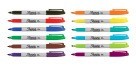 Sharpie Permanent Marker, Fine Point - Assorted Colors - 12/Set