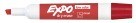 Expo Dry Erase Markers, Chisel Tip, Low Odor - Red  - 12/Pkg