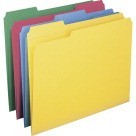 File Folders, Letter Size, 1/3 Cut, Assorted Colors, 12/Pkg