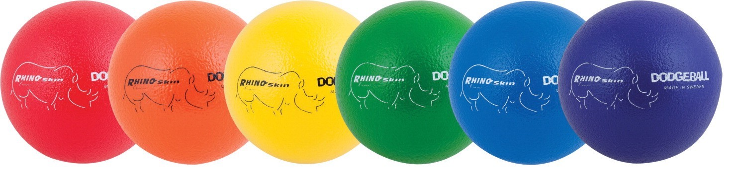 Champion Sports Rhino Skin Dodgeballs - 6/Set