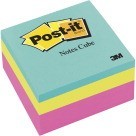 3 X 3 Post-it Notes Cube, Pink Wave - 400 Sheets/Cube