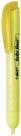 Bic Highlighter, Retractable, Chisel Tip - Yellow - 12/Pkg