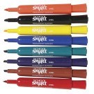 Permanent Markers, Chisel Tip - Assorted Colors - 8/Set