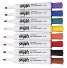 Dry Erase Markers, Bullet Tip - Assorted Colors - 8/Set