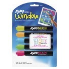 Expo Dry Erase Markers, Bullet Tip - Neon Assorted - 5/Pkg