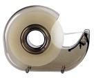Refillable Scotch Handheld Plastic Tape Dispenser for 1/2 or 3/4" Tape, Tape Sold Separately, Smoke, 1" Core