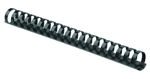 3/4 In. Binding Spines - Black, 19-Ring Binders, 150 Sheet Capacity - 100/Box