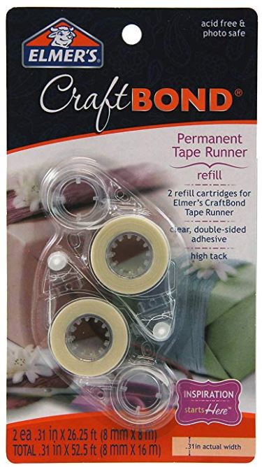 1/3 X 26.25' Elmer's Craftbond Tape Adhesive, Photo-Safe - Clear - 9-1392789-030