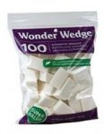 Make-Up Wedges - Disposable, hypo-allergenic, variety of sizes per bag, 100/Pkg
