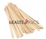 Wax Applicator Sticks - Wood, 5-1/2" x 1/4" Wide, Disposable, For Applying Eyebrow Wax, 100/Box