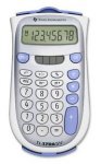 TI-1706 SV Texas Instruments, Calculator 8-Digit, SuperView Display, Protective Slide Case, Battery/Solar Powered