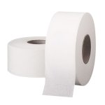 3.7" x 750' Toilet Tissue, 2 Ply, White, Mini Max 2, 2" Core, 7" OS Dia. Eco, KRU05629/05629 - 18/Case