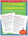 Scholastic Hi-Lo Passages to Build Comprehension, Grades 5 to 6