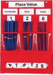 Place Value Table Top Pocket Chart, 24 X 9 X 7 In. - Grades 1-3 - 082346