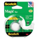 Scotch Magic Photo-Safe Writable Self-Adhesive Invisible Tape with Dispenser, 3/4 X 650 in, Matte Transparent