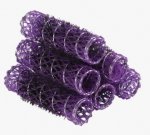 1.5" Brush Rollers  - Jumbo, Purple, Marianna 10220, 12/Pkg