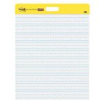 Post-it Self-Stick Primary Ruled Wall Pad, 20 x 23 Inches, White, 20 Sheets, Pack of 2